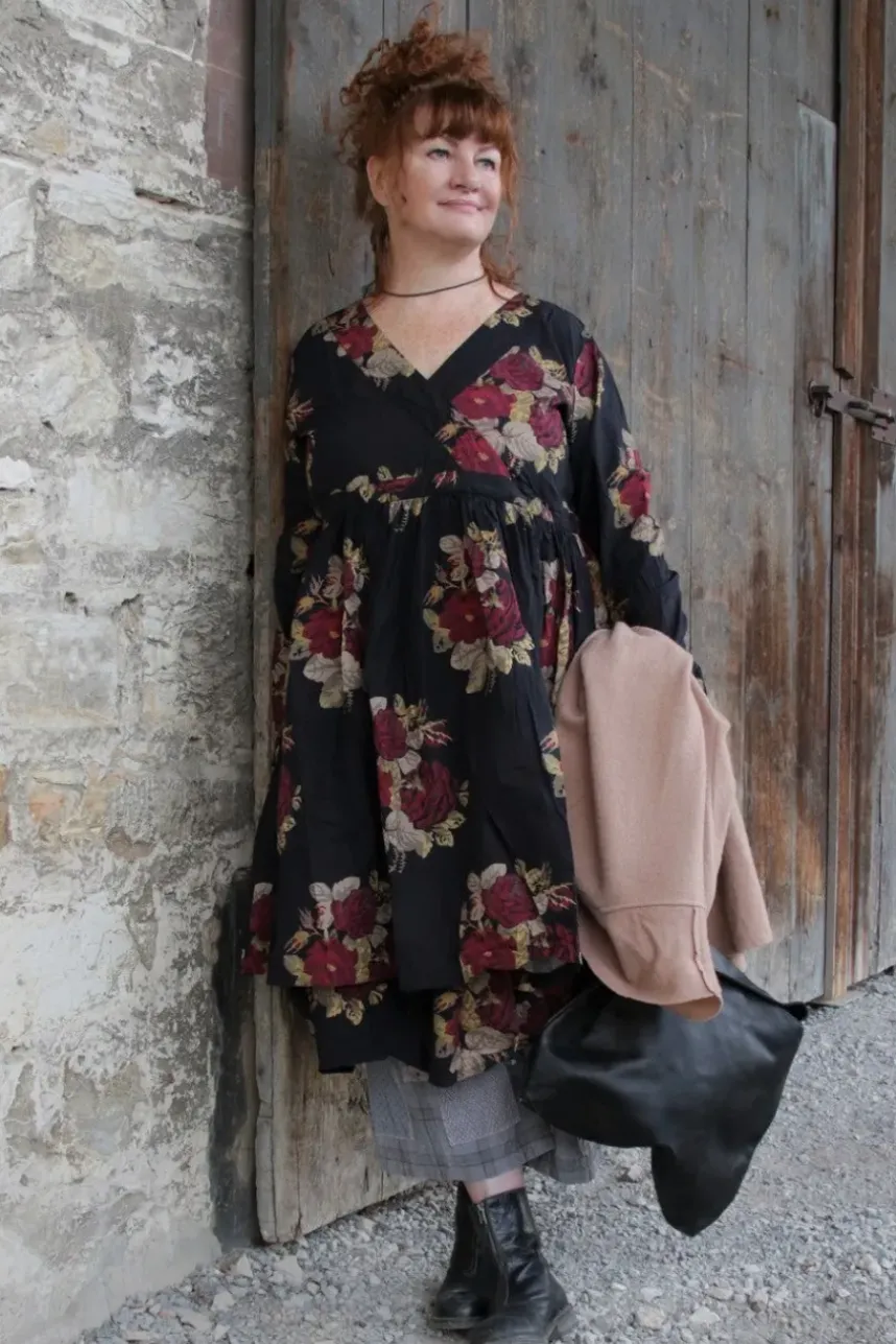 *Ewa i Walla Tunika 44115 NICOLETTE in flower print (original) - reine Knitterbaumwolle