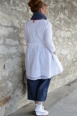 Ewa i Walla Tunika MADICKEN 44129 in weiß (white) - reine Kitterbaumwolle