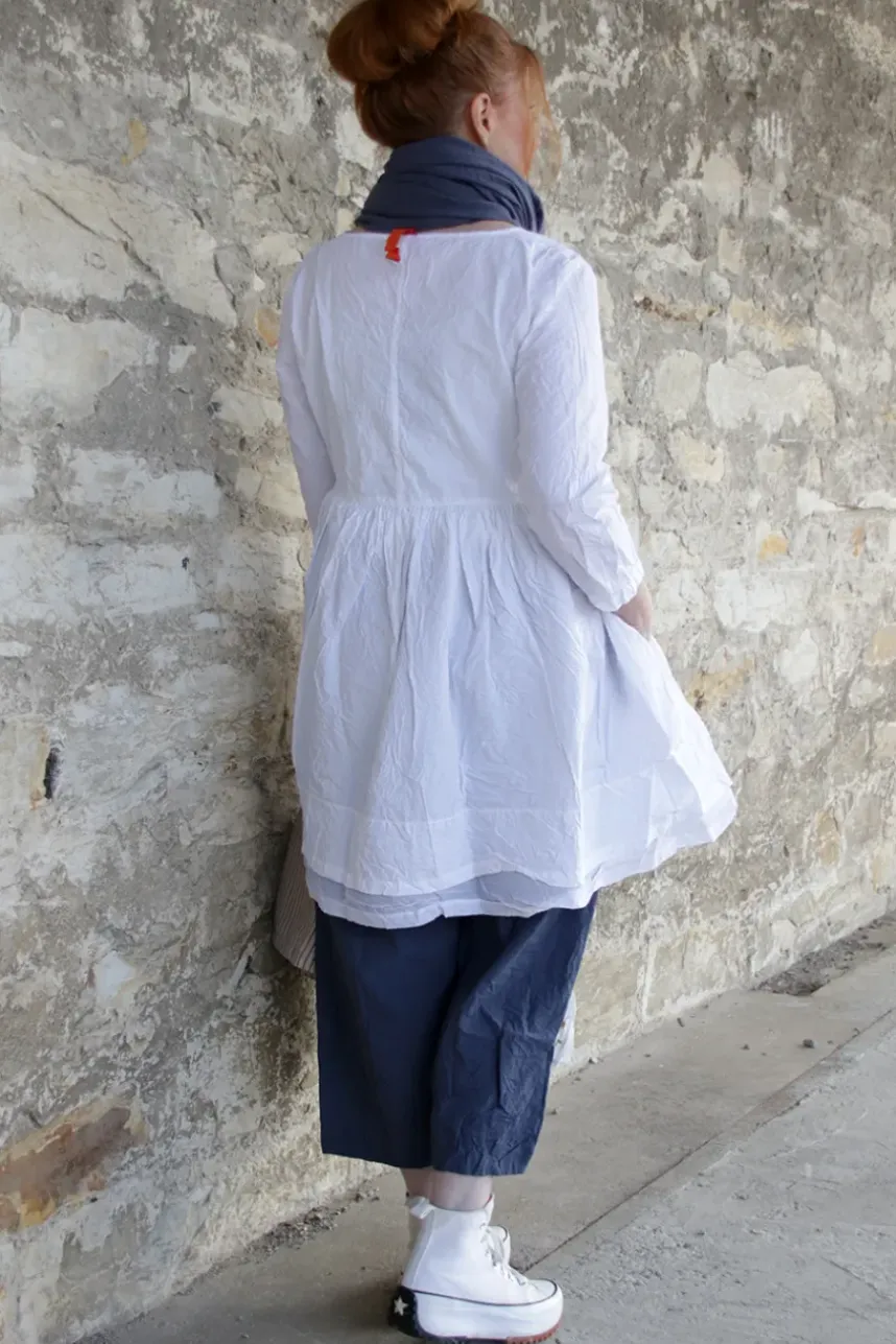 Ewa i Walla Tunika MADICKEN 44129 in weiß (white) - reine Kitterbaumwolle