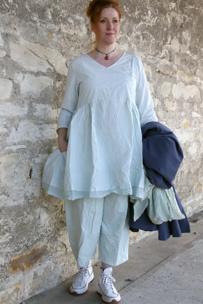 Ewa i Walla Tunika MADICKEN 44129 in zartem mint (soft jade) - reine Kitterbaumwolle