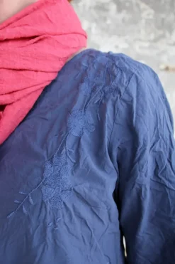 Ewa i Walla Tunika MADICKEN 44129 in blau (blue) - reine Kitterbaumwolle