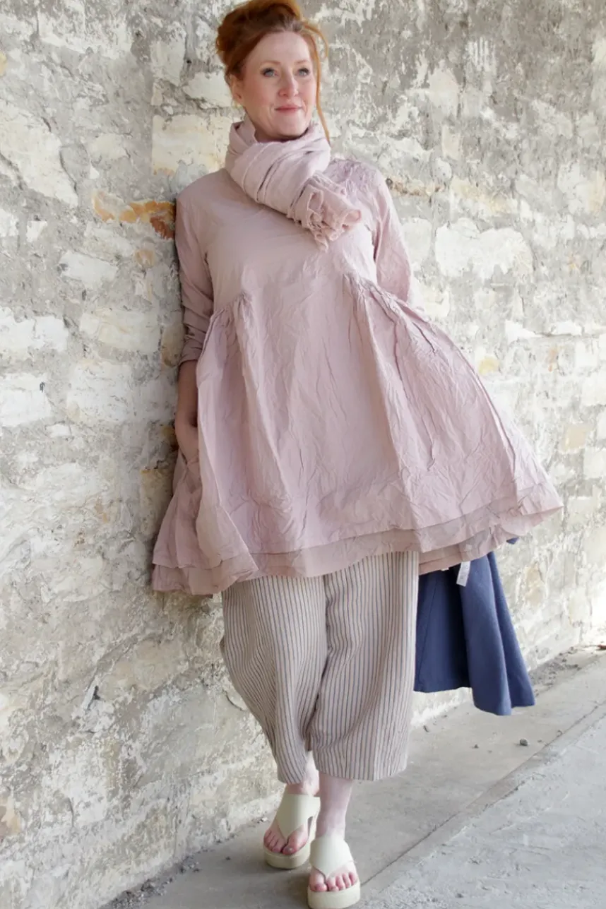 Ewa i Walla Tunika MADICKEN 44129 in rose (pale mauve) - reine Kitterbaumwolle