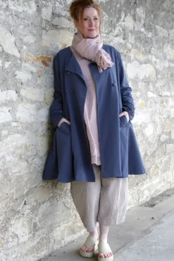 Ewa i Walla Tunika MADICKEN 44129 in rose (pale mauve) - reine Kitterbaumwolle