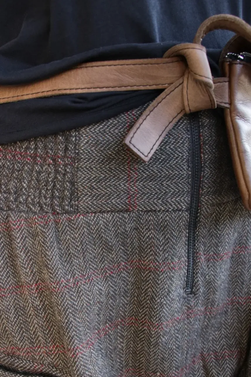 Fra.Sa Gürteltasche/Crossbody Bag MARSUPIO in tobacco geölt - supersoftes Leder