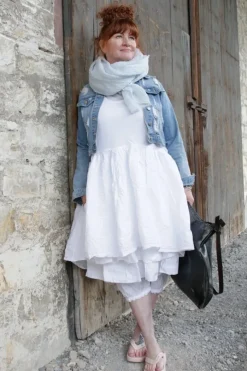 Fra.Sa Shopper SACK mit Schulterriemen in vintage black (charcoal) - supersoftes, recyceltes Leder