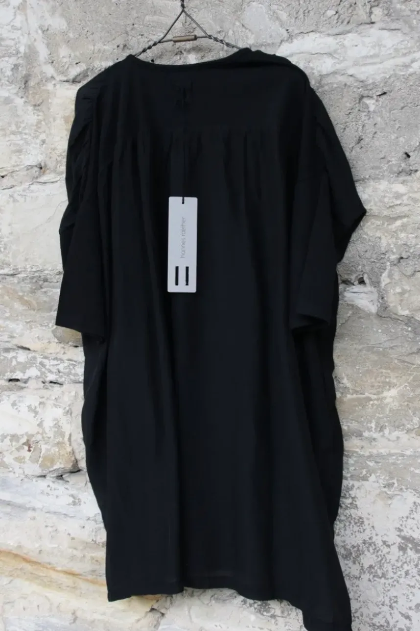 hannes roether Bluse GAME 210856 in schwarz - Baumwolle & Seide