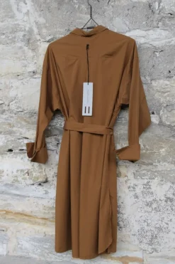 hannes roether Kleid SUPERBE 210838 in camel - Baumwolle & Elasthan