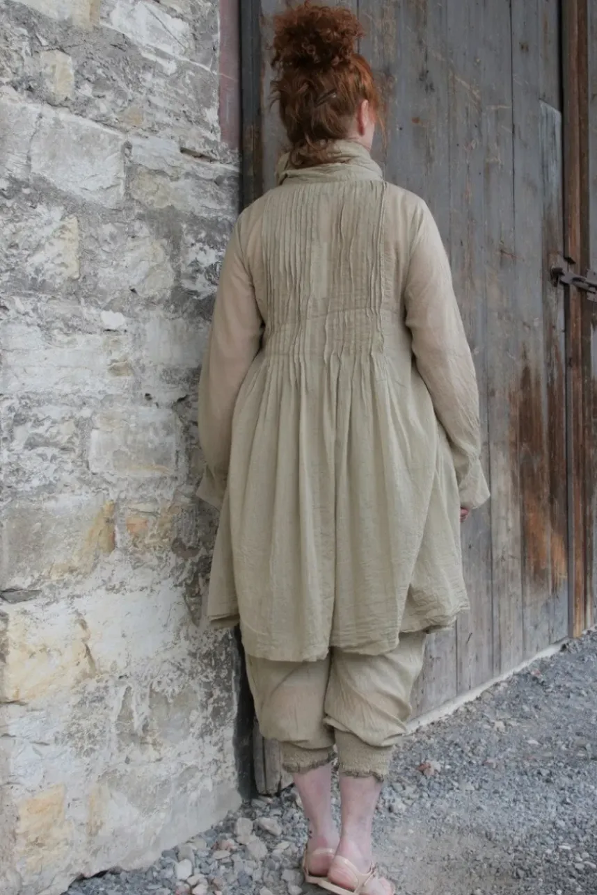 Les Ours Tunika/Kleid JUJUBE in shabby mint (almond) - zarter Baumwoll-Voile